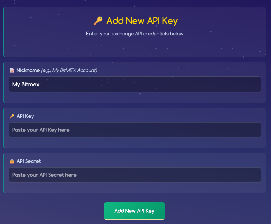 BitMEX API Key Success
