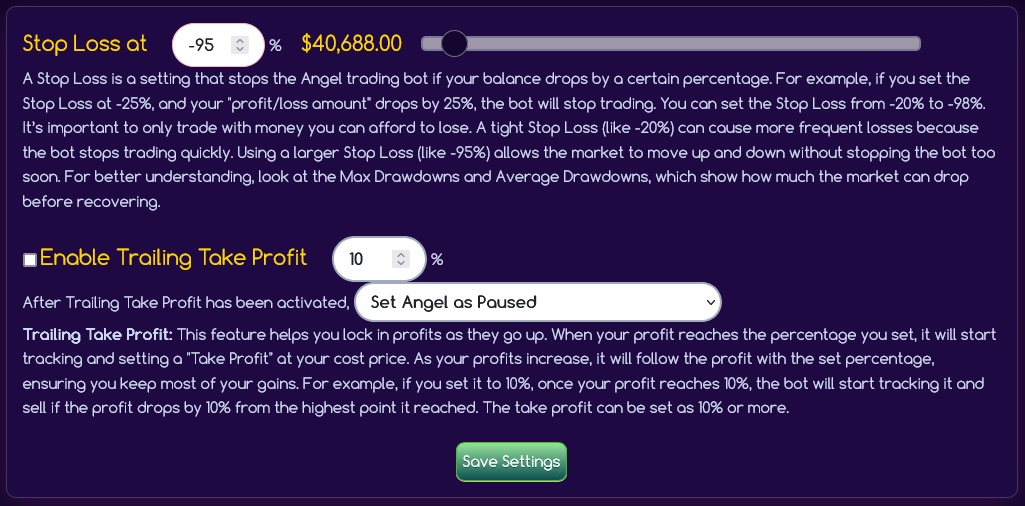 Angel Dashboard Example